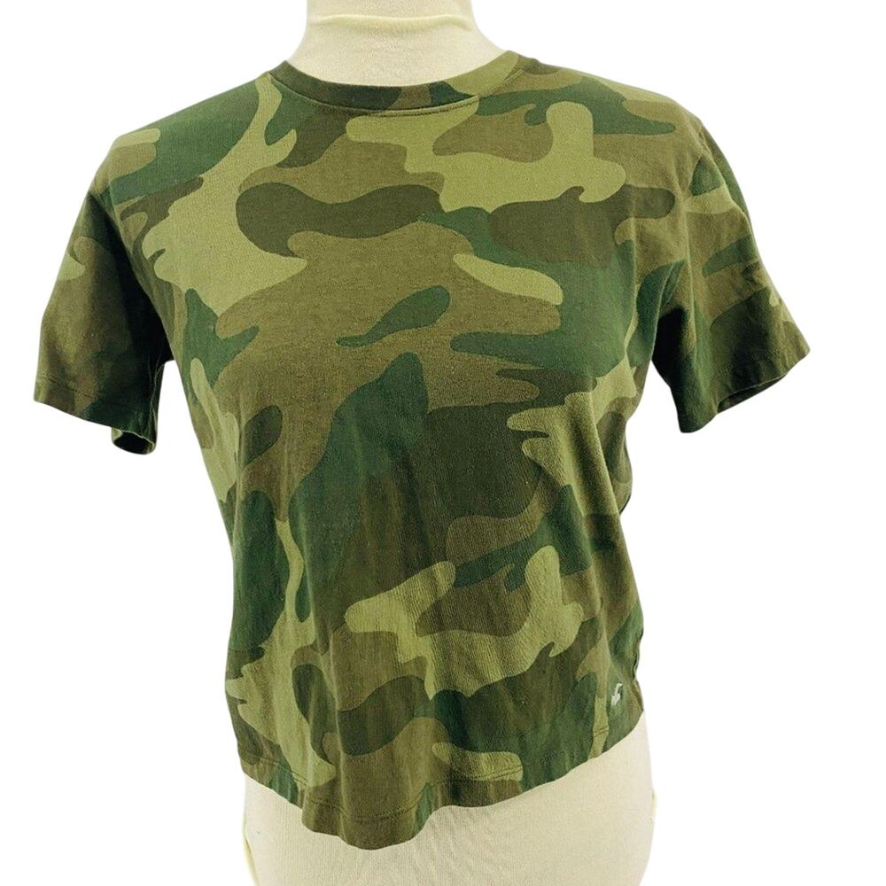 Hollister Women's Must Have Collection Camo Tee Small